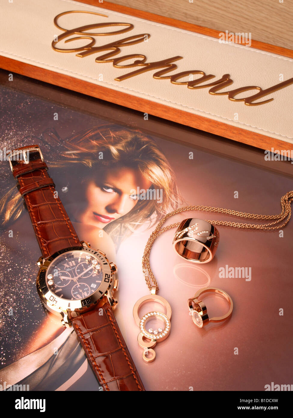 Chopard oro gioielleria ed orologeria Foto Stock