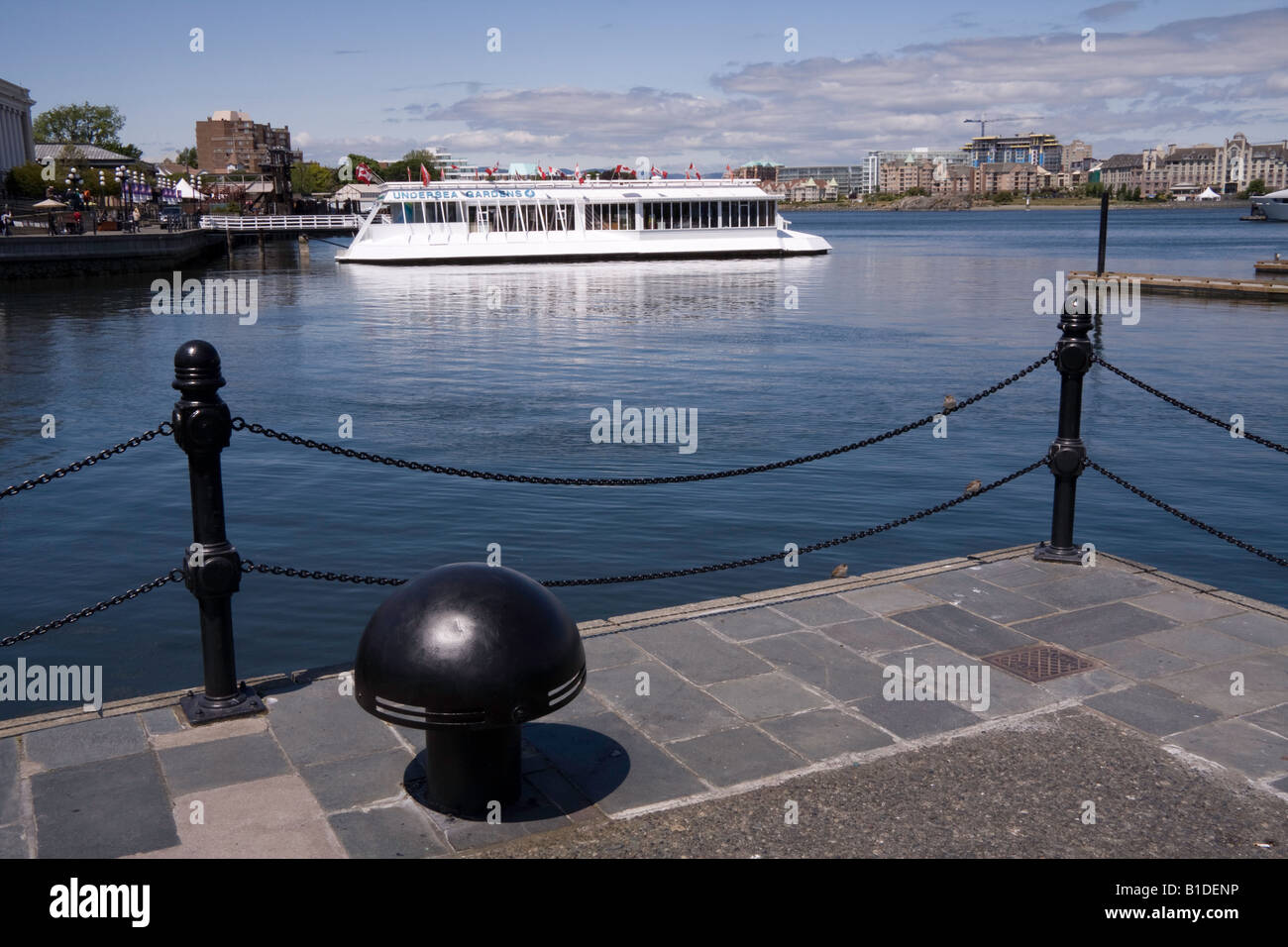 Victoria Harbour, l'isola di Vancouver, BC, Canada Foto Stock