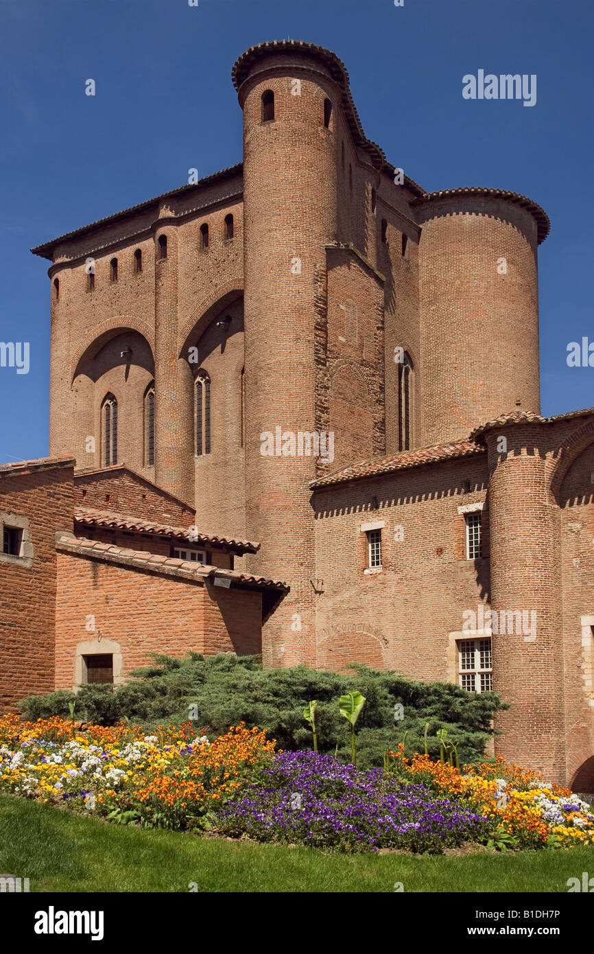 Palais de la Berbie e museo Toulouse-Lautrec Albi Tarn & Languedoc Roussillon Francia Foto Stock