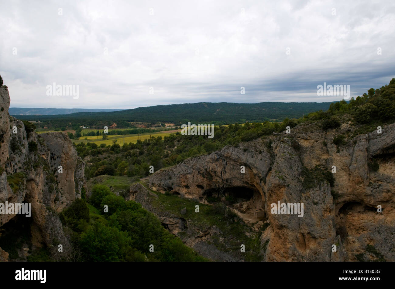 Ventano del Diablo, Spagna. Foto Stock