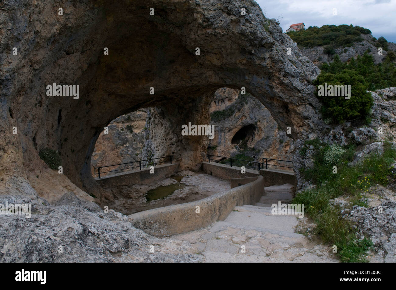 Ventano del Diablo, Spagna. Foto Stock