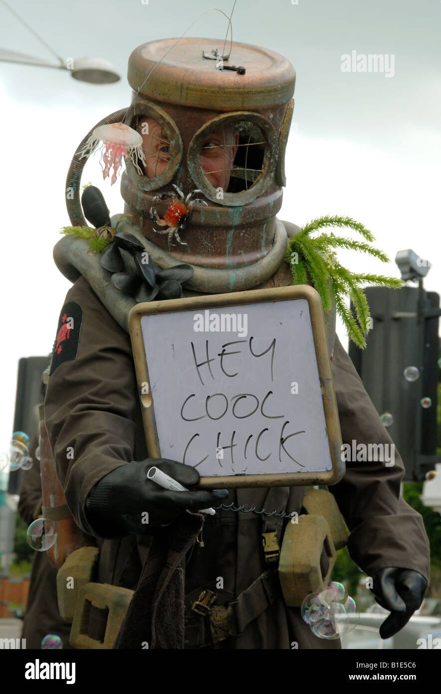 Un mare profondo sub alla Triennale di Folkestone arts festival Foto Stock