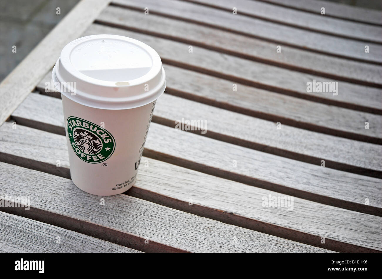 Starbucks take away tazza da caffè Foto Stock