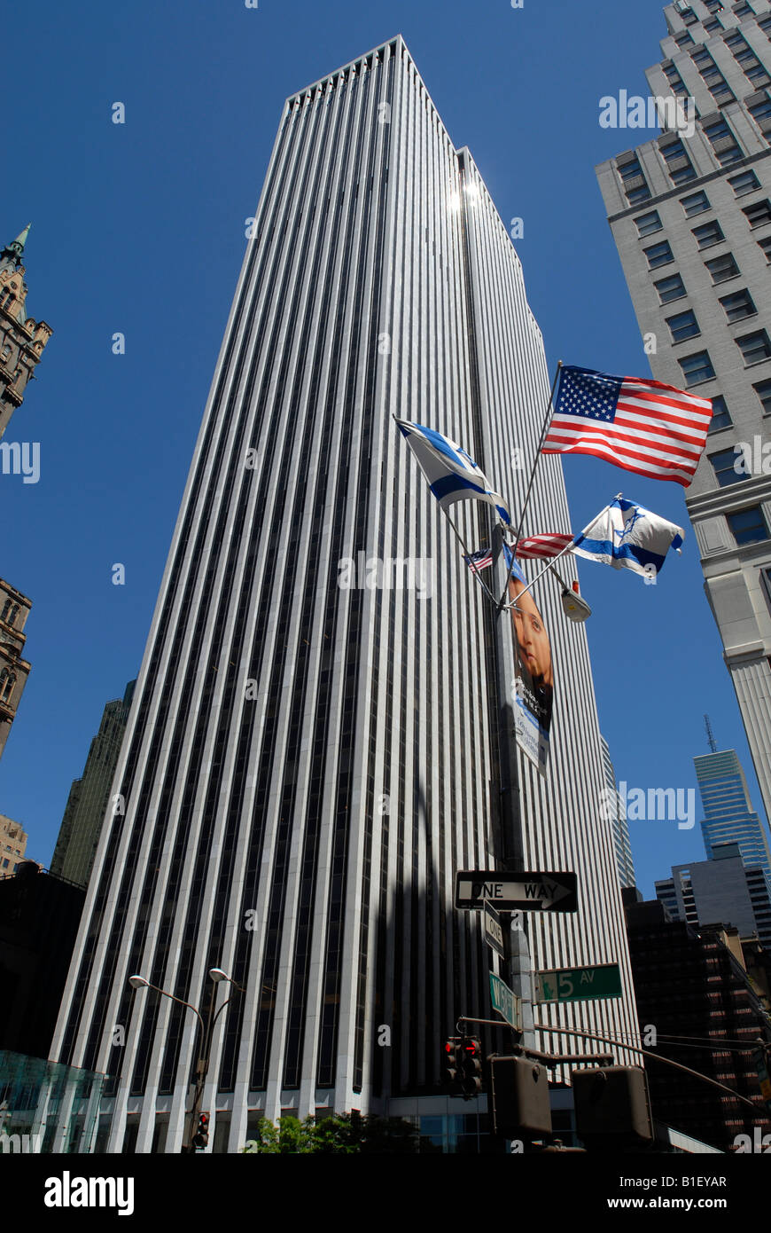 La General Motors Building sulla Quinta Avenue in New York Foto Stock