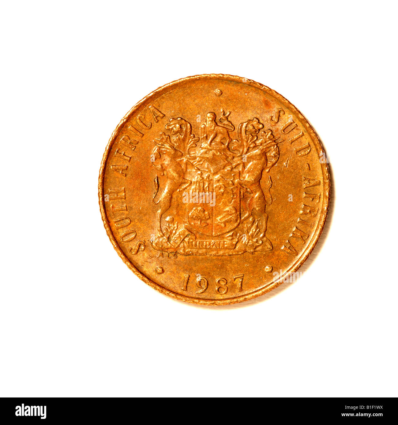 "South African coin' Foto Stock