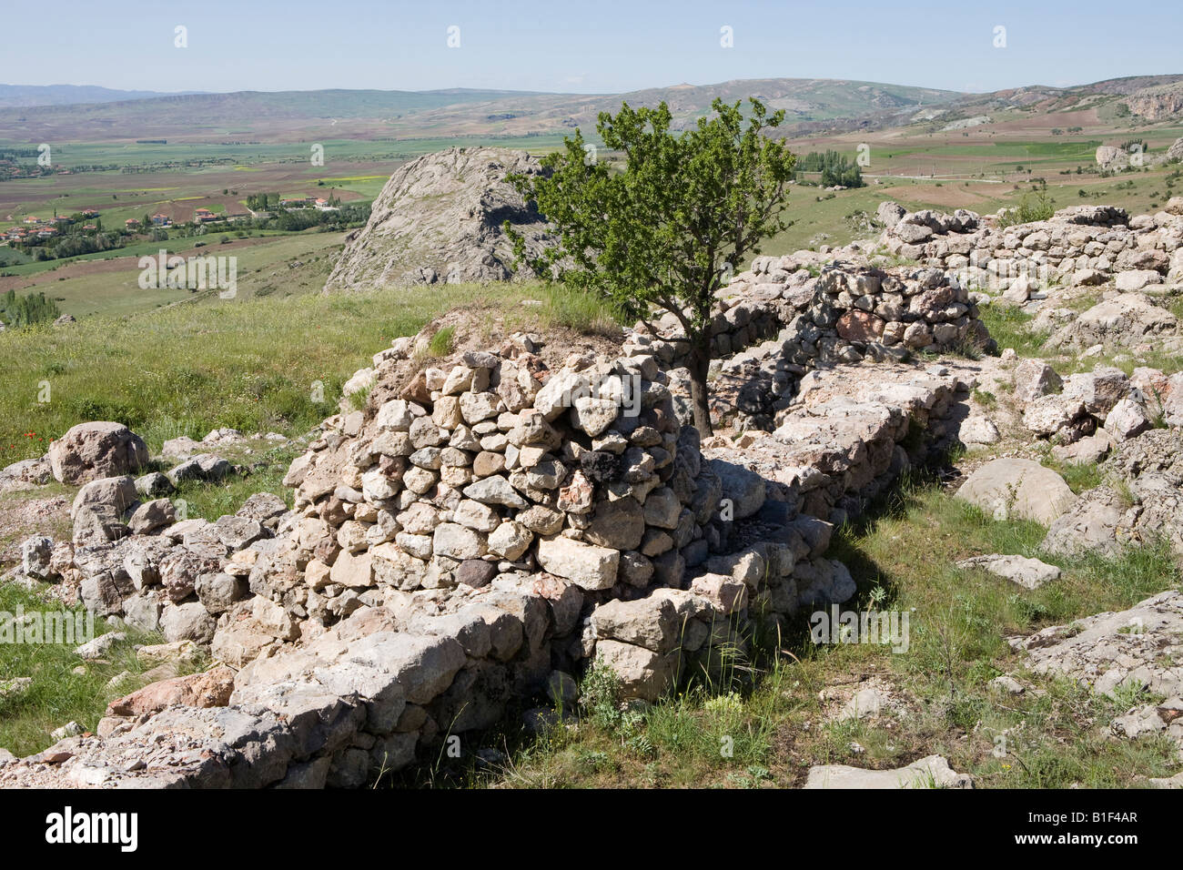 L'Hittita città capitale di Hattusa Hattusas, Parco Nazionale, Bogazkale, Anatolia, Turchia Foto Stock
