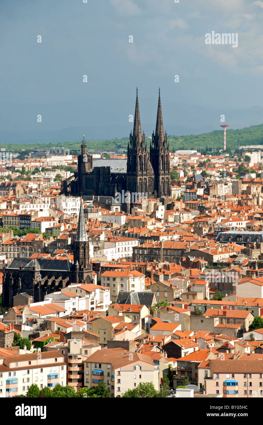 Clermont Ferrand, capitale regionale dell' Auvergne Francia Foto Stock