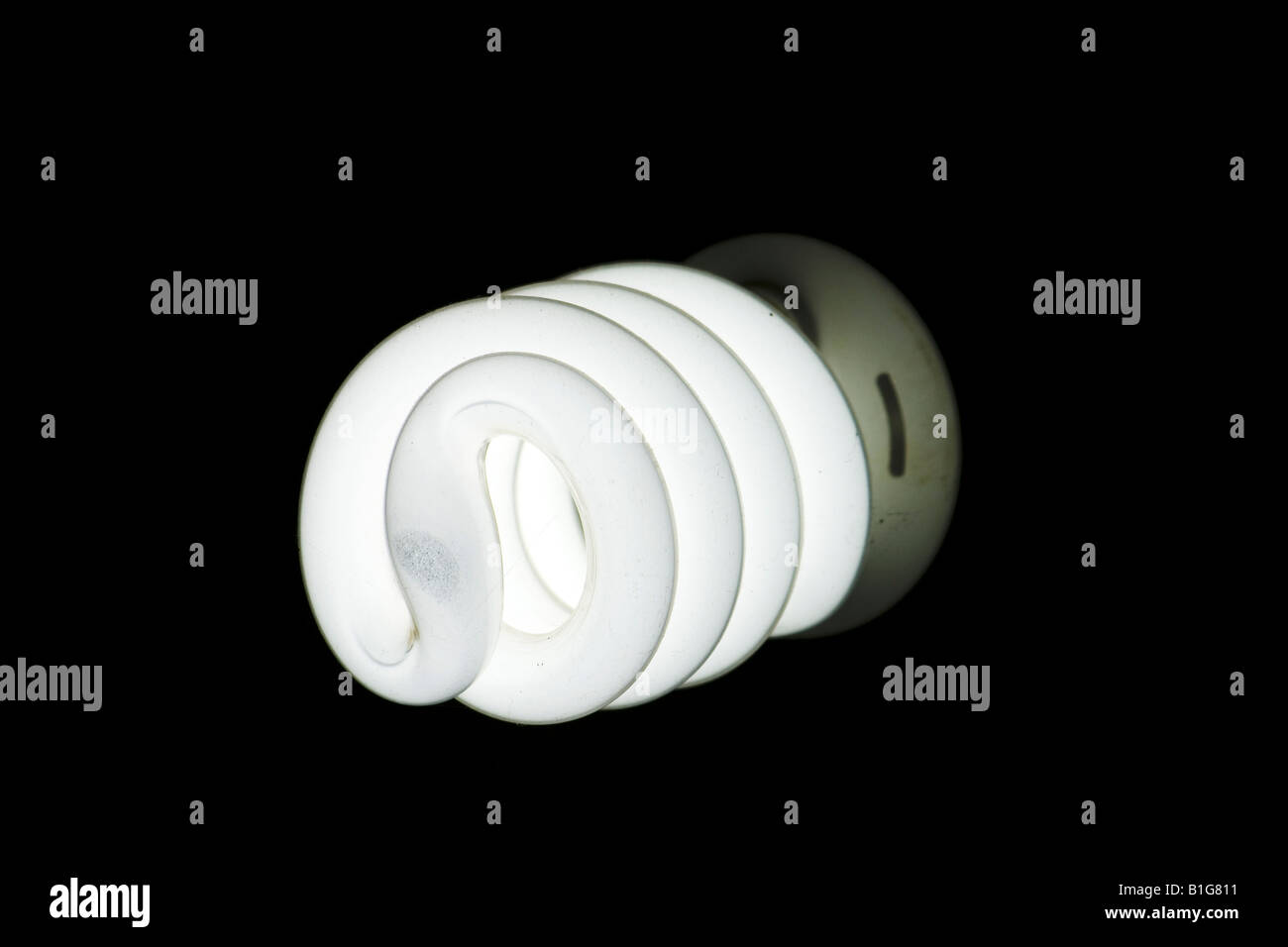 Lampada fluorescente glow Foto Stock