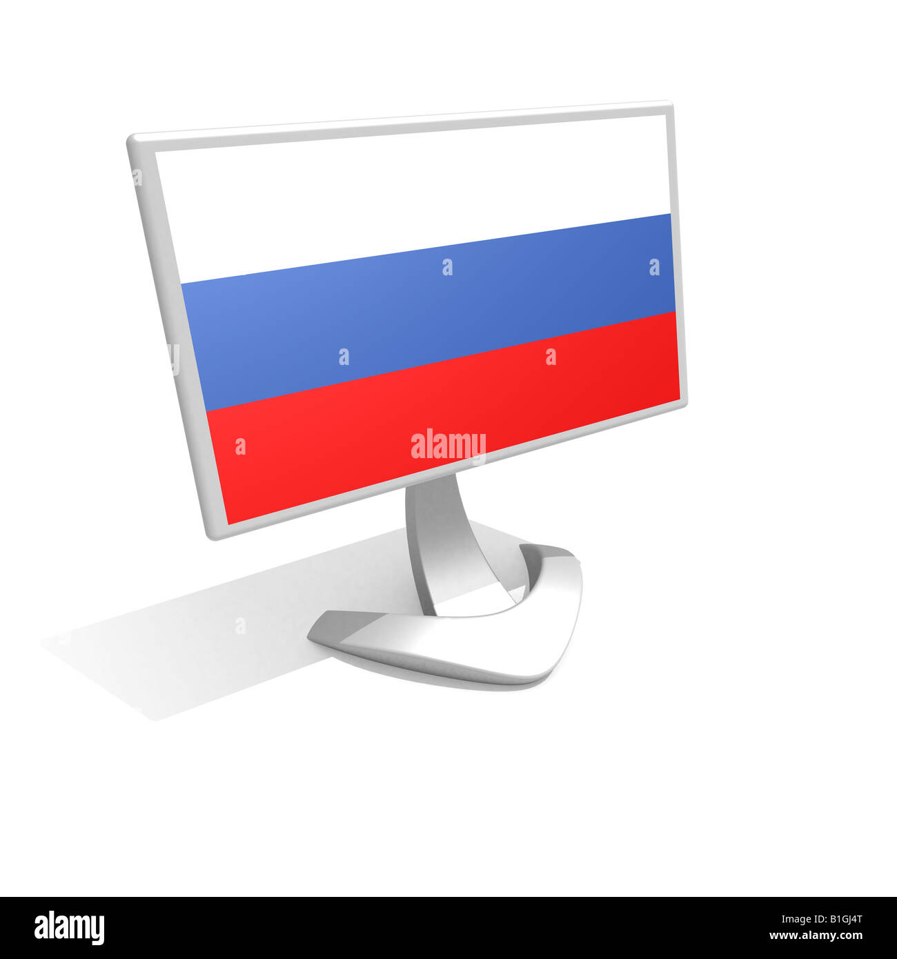 Bandiera della Federazione russa , Russia Foto Stock