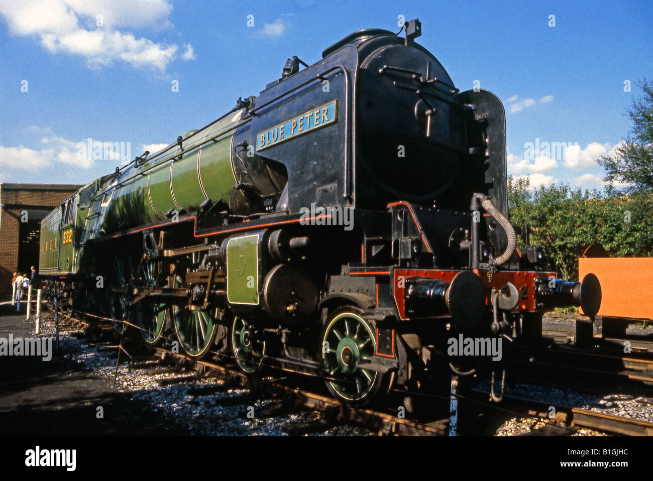 LNER locomotiva a vapore Blue Peter, 532 Foto Stock