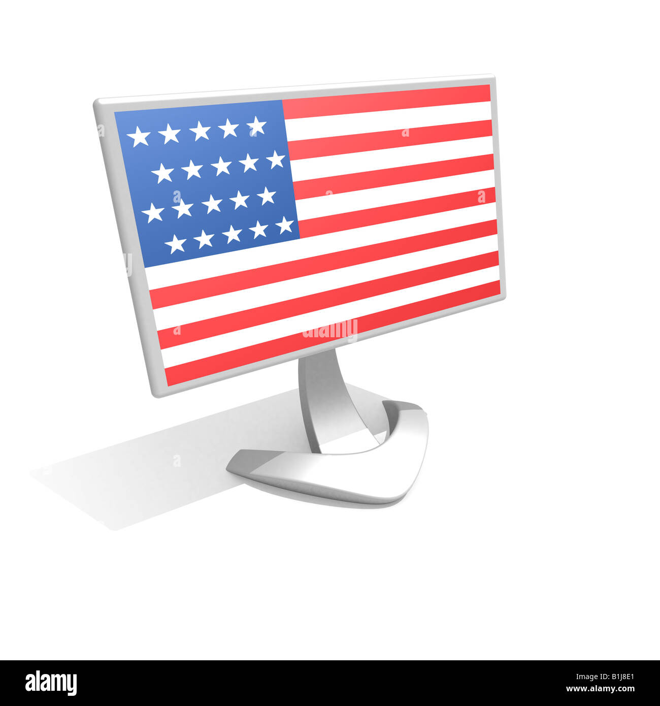 Bandiera degli Stati Uniti d'America ntnl1818 US Foto Stock