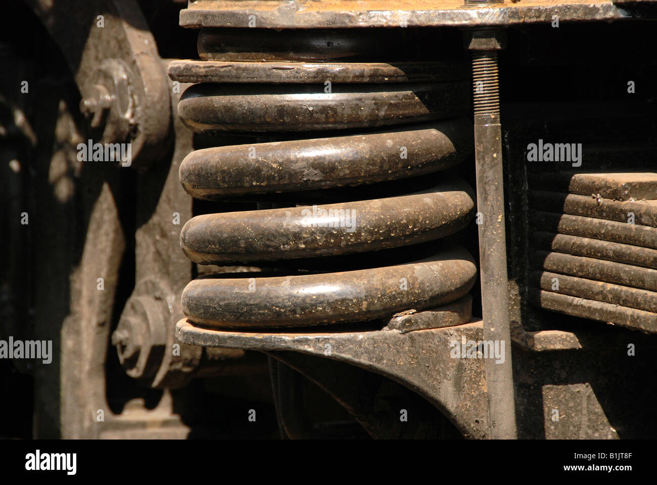 Dettagli del treno Foto Stock