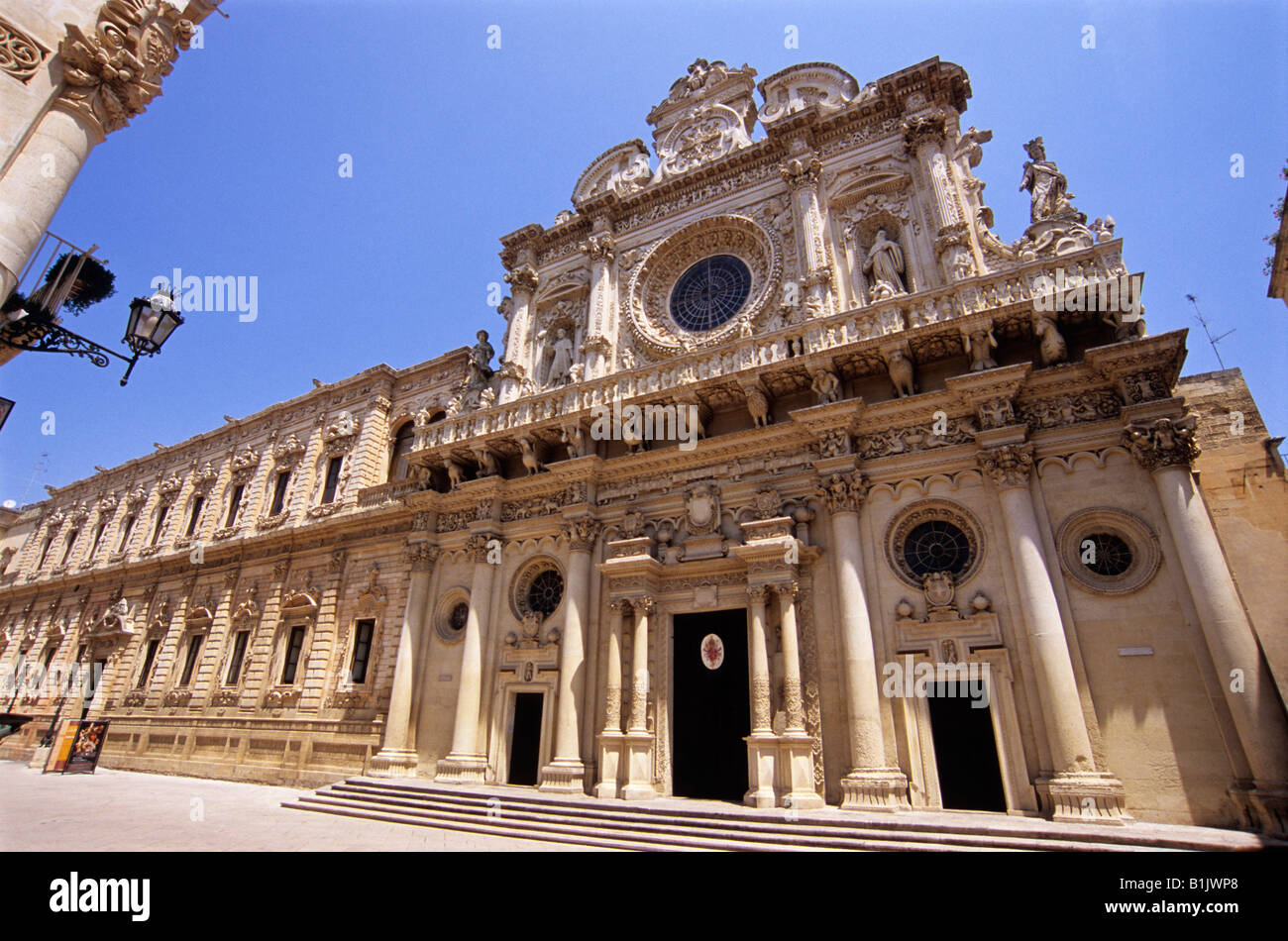 Basilica di santa croce, Lecce e provincia di Lecce, Puglia, Italia Foto Stock