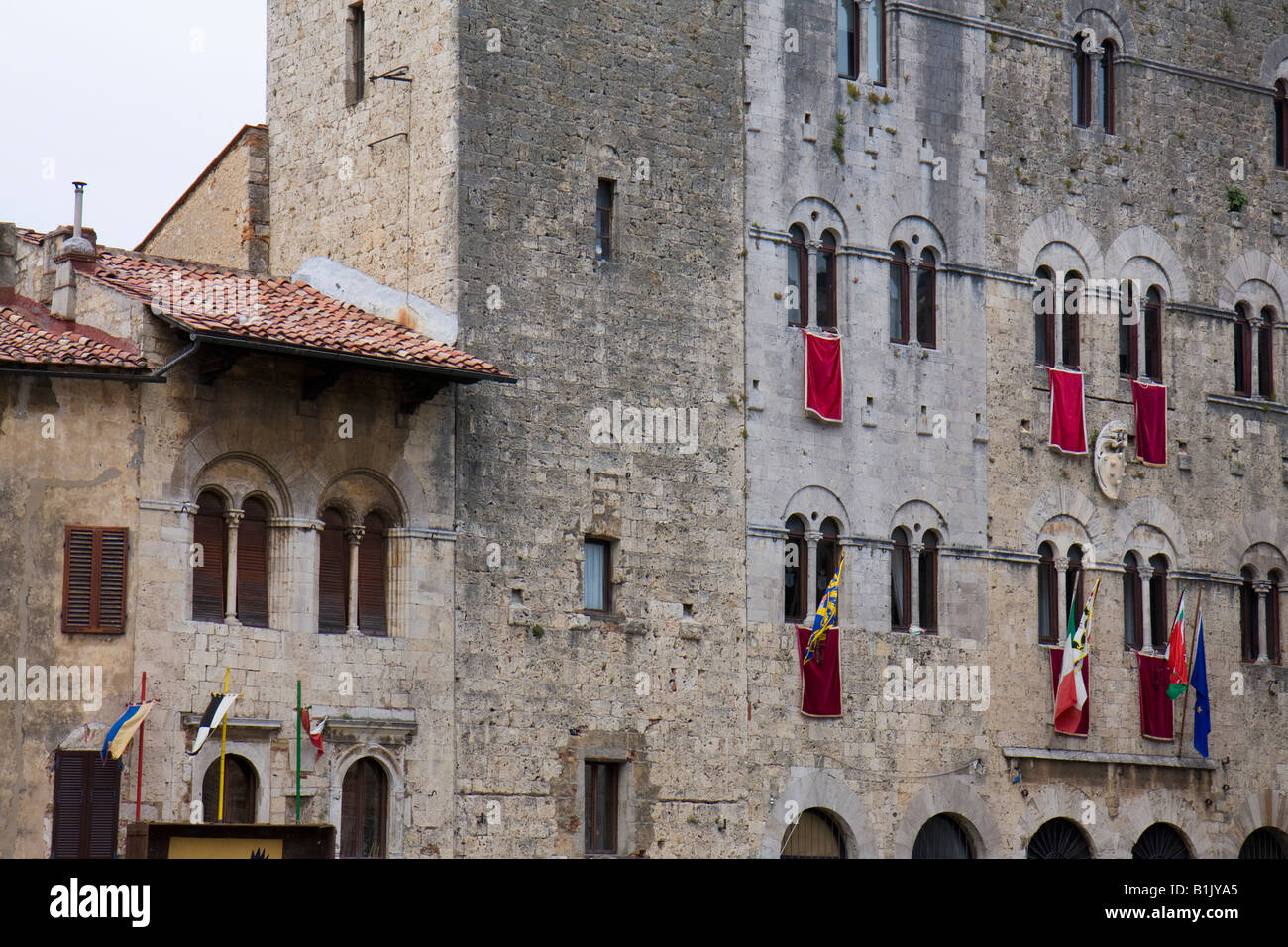 Città vecchia di Massa Marittima Foto Stock