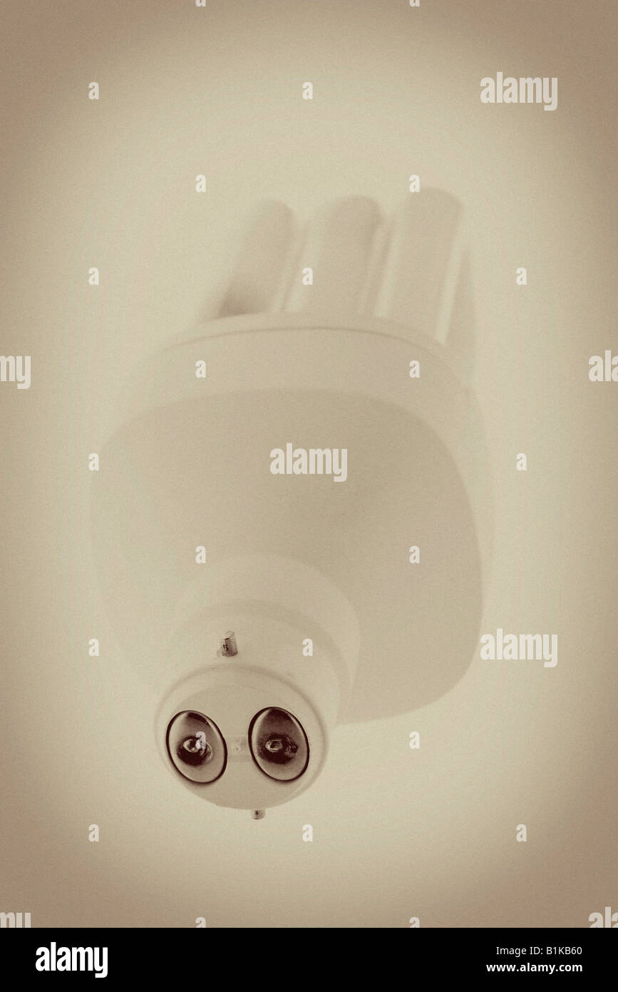 Luce a risparmio energetico lampada Foto Stock