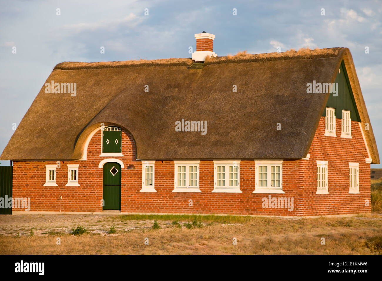 Tipica casa per le vacanze a Isola di Fanoe Foto Stock