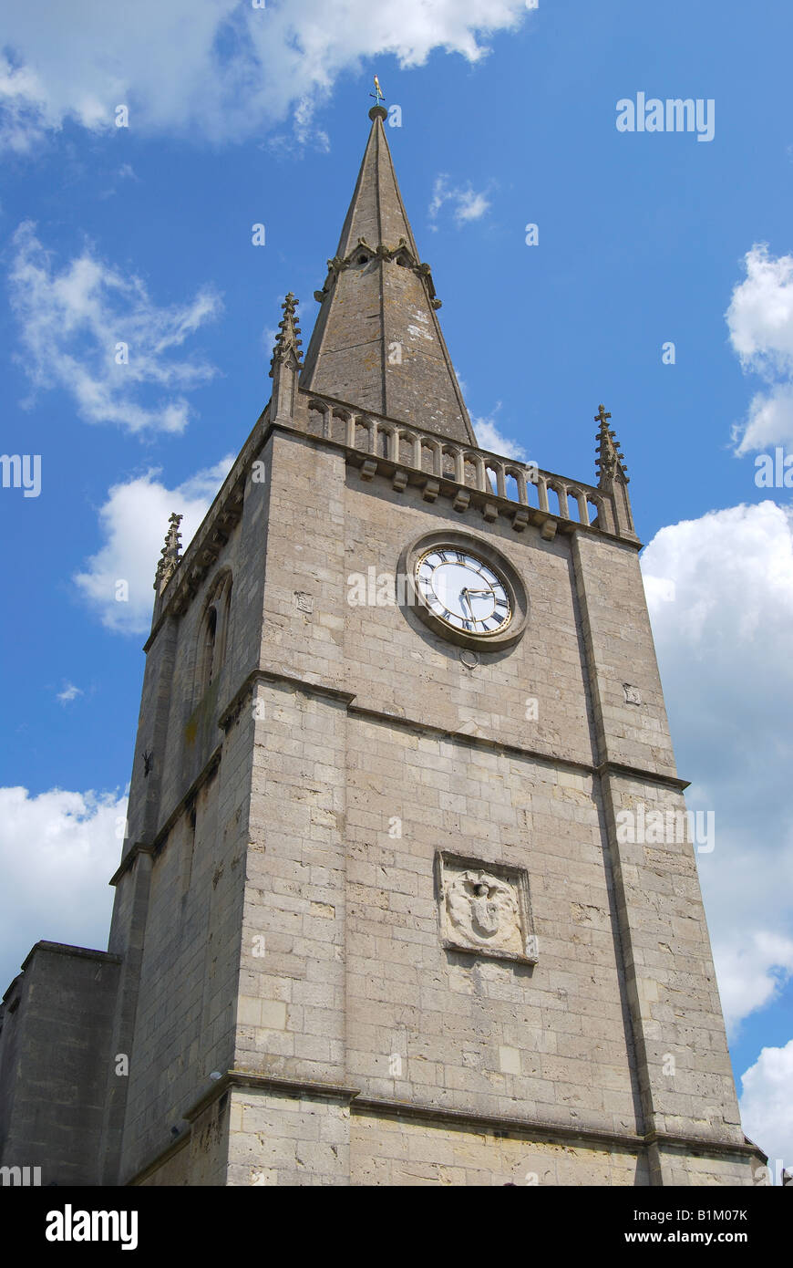 Sant'Andrea La chiesa parrocchiale, Market Place, Chippenham, Wiltshire, Inghilterra, Regno Unito Foto Stock