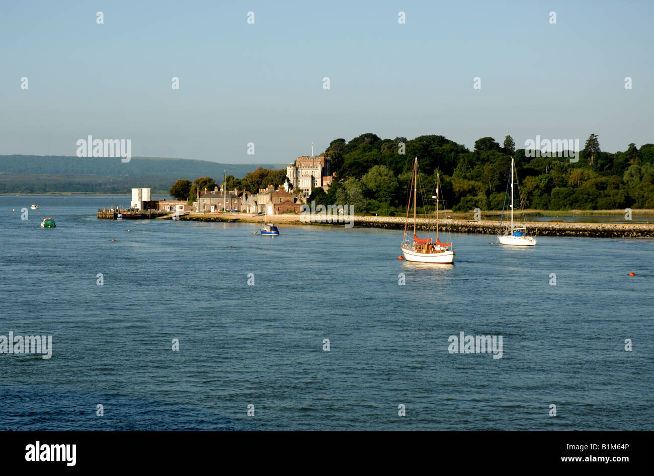 Brownsea Island, Poole, Dorset Foto Stock