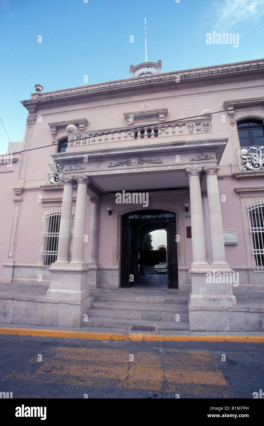 La Quinta Luz mansion o il Museo de la Revolucion Mexicana, Chihuahua in Messico Foto Stock