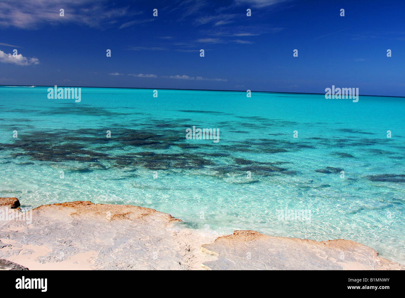 Paradiso su Isole Turks e Caicos Foto Stock