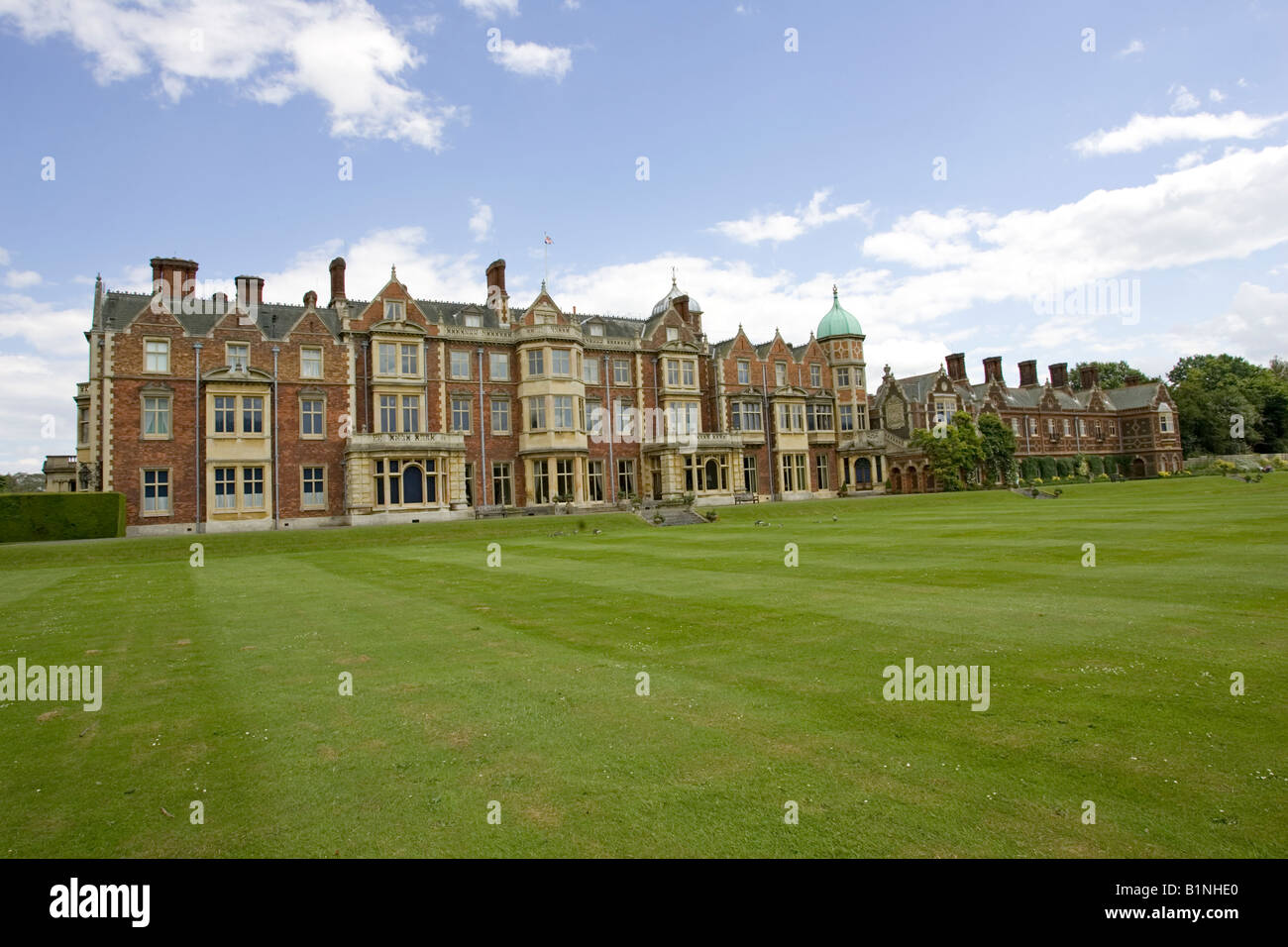 Sandringham House Queens residenza di campagna vicino a Kings Lynn NORFOLK REGNO UNITO Foto Stock