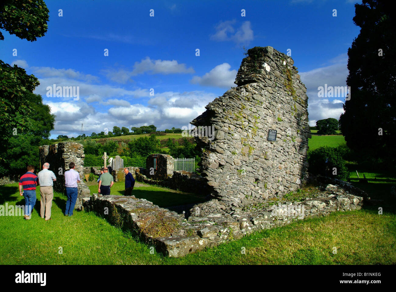 Chiesa Kildemock Jumping parete County Louth Irlanda Ardee rovina Foto Stock