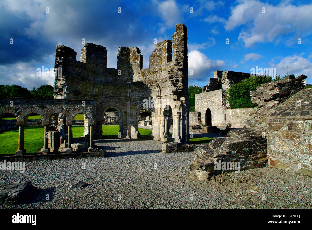 Mellifont Abbey County Louth Irlanda Foto Stock