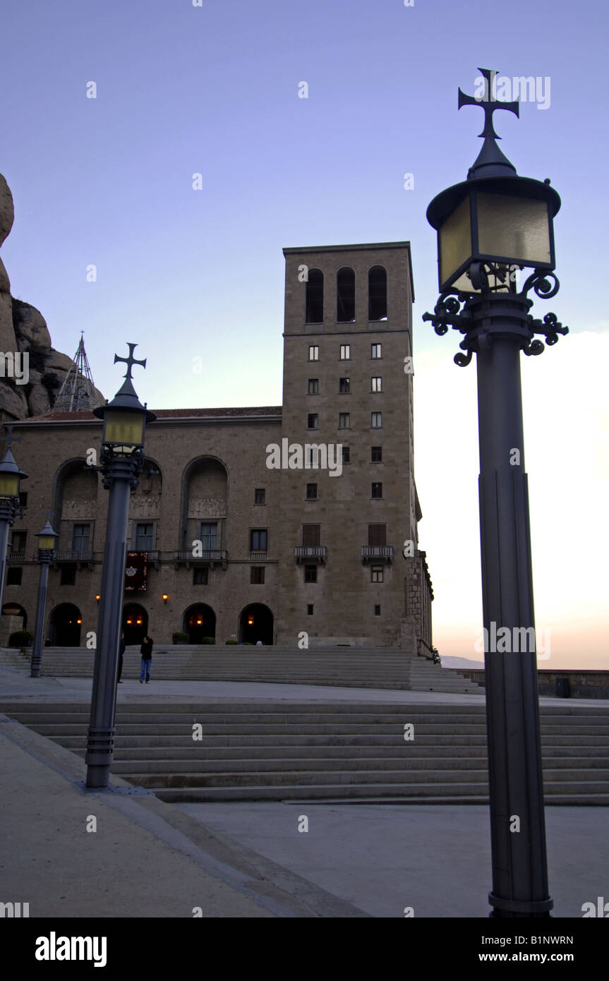 Monastero di Montserrat, Catalano, Spagna Foto Stock