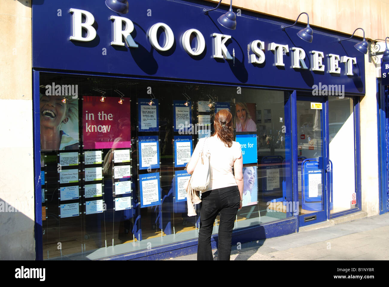 Brook Street agenzia di collocamento, Saint Nicholas Street, Bristol, Inghilterra, Regno Unito Foto Stock