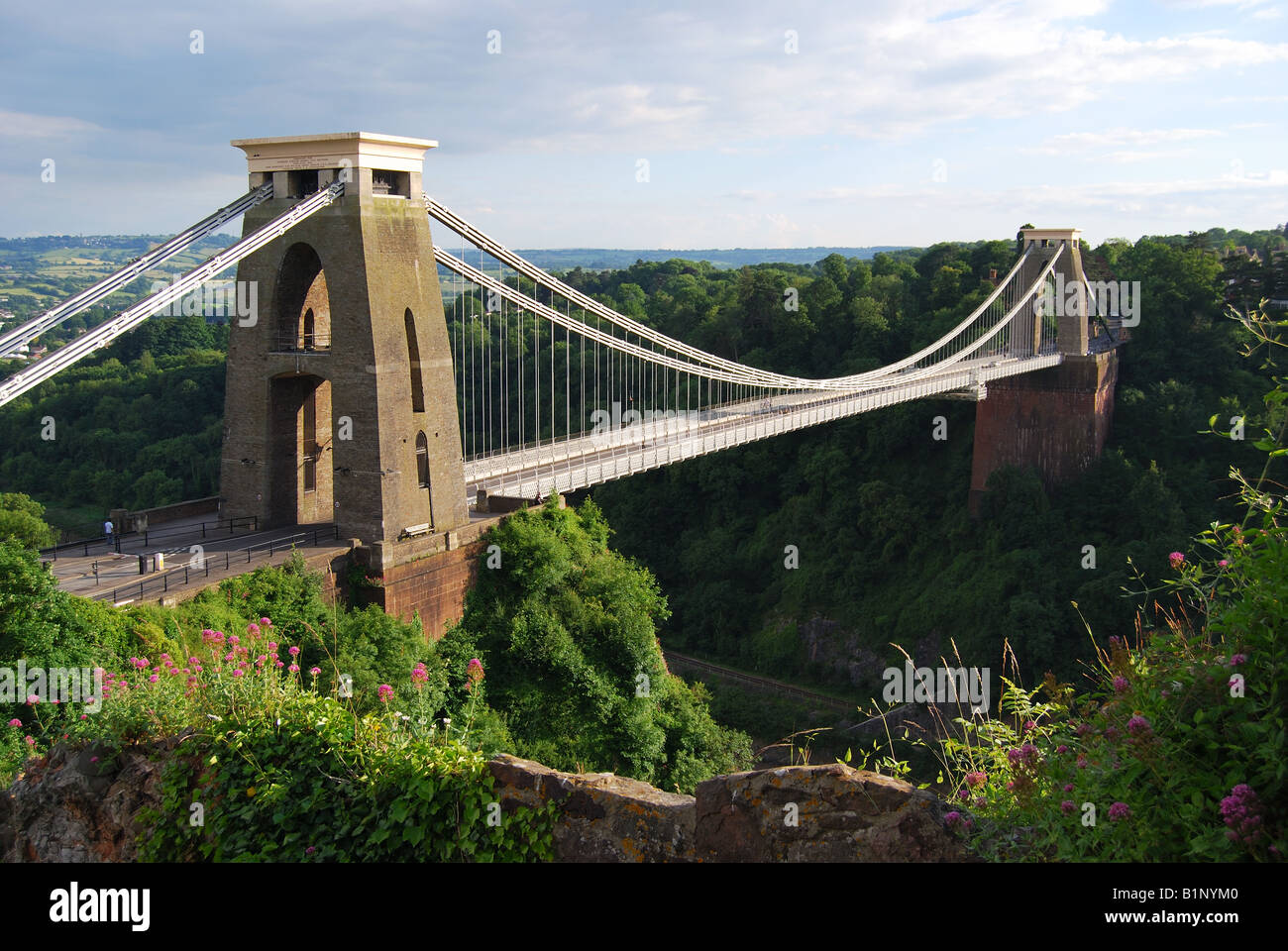 Il ponte sospeso di Clifton, Clifton, Bristol, Inghilterra, Regno Unito Foto Stock
