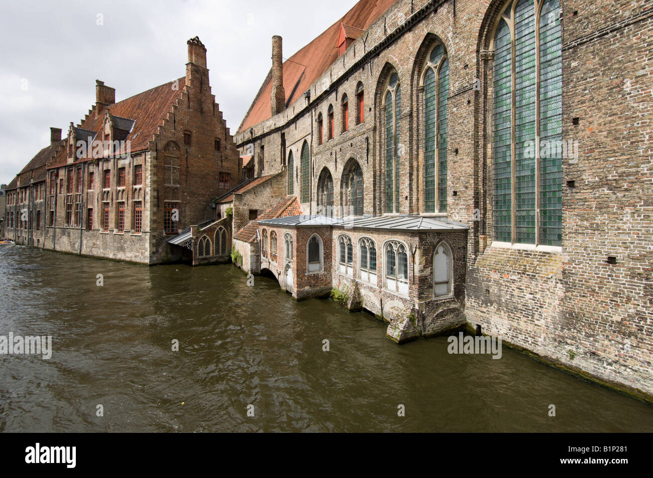 St Janshospitaal en museo Memling Bruges Belgio Foto Stock