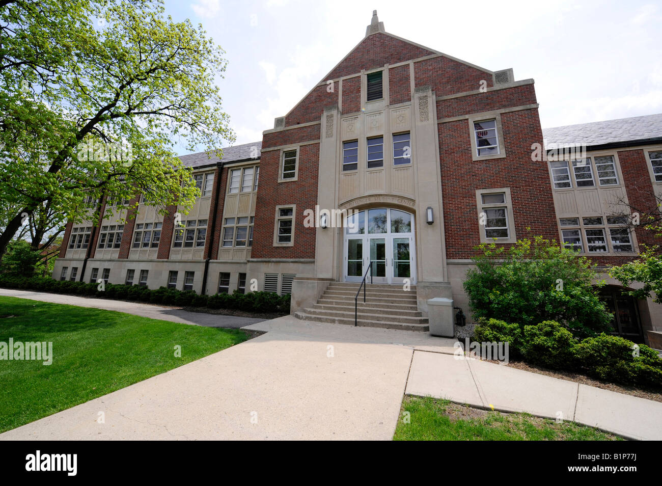 Centro per lo studente a Ball State University nella città di Muncie Indiana IN Foto Stock