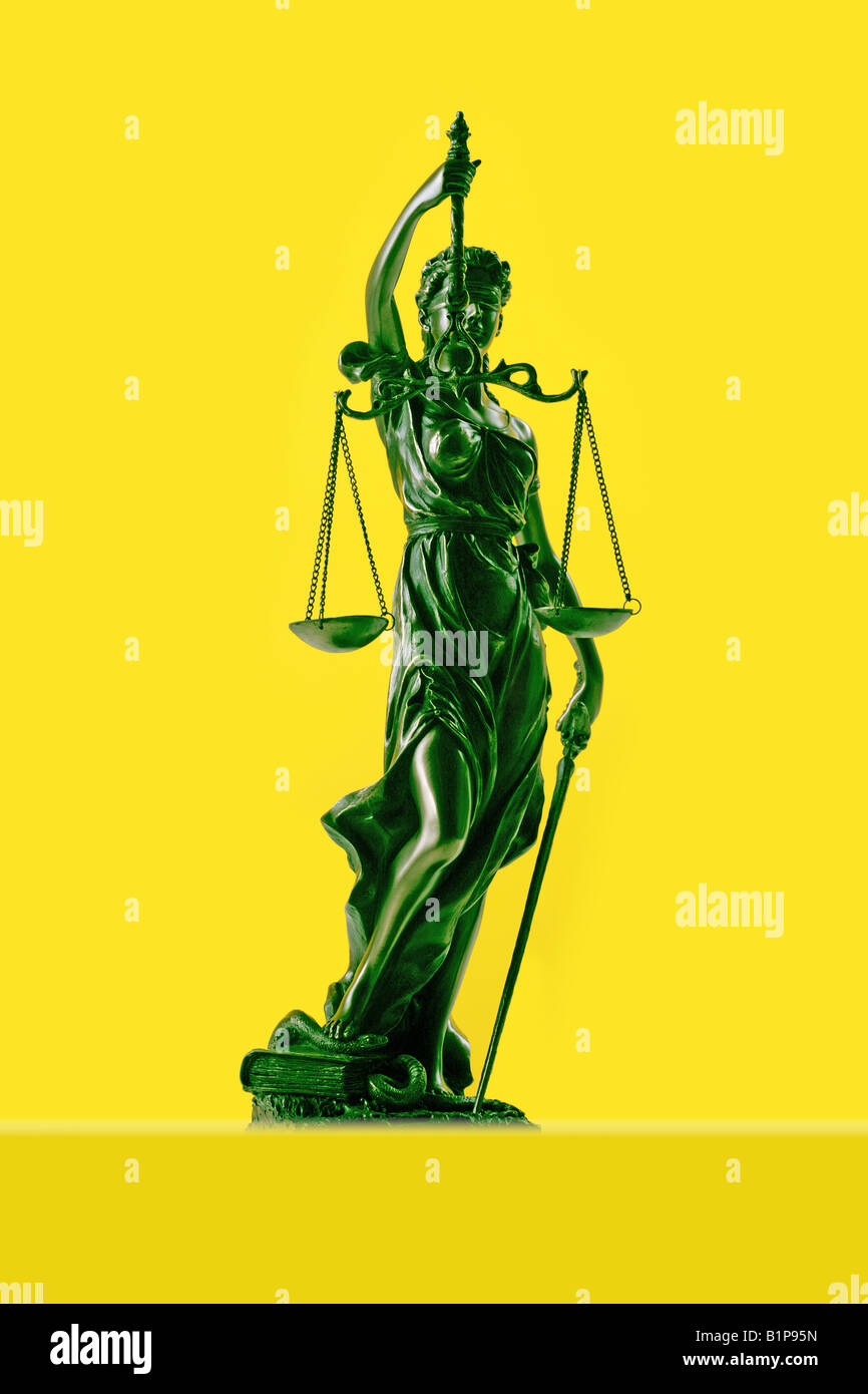 Giustizia Justitia Foto Stock
