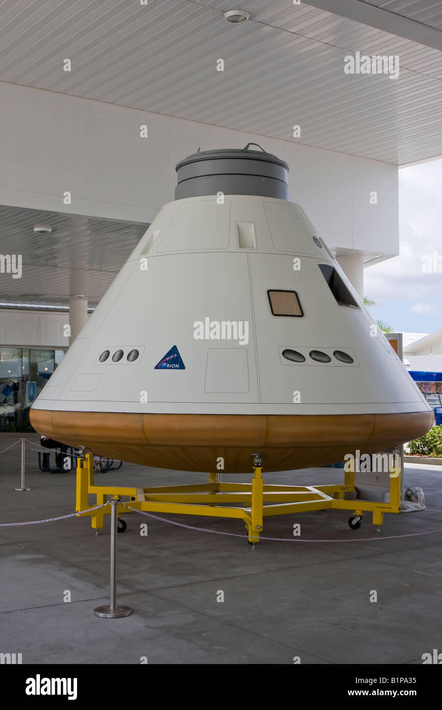 Full Size mock up del nuovo Orion capsula spaziale presso la John F Kennedy Space Center di Cape Canaveral Florida Foto Stock