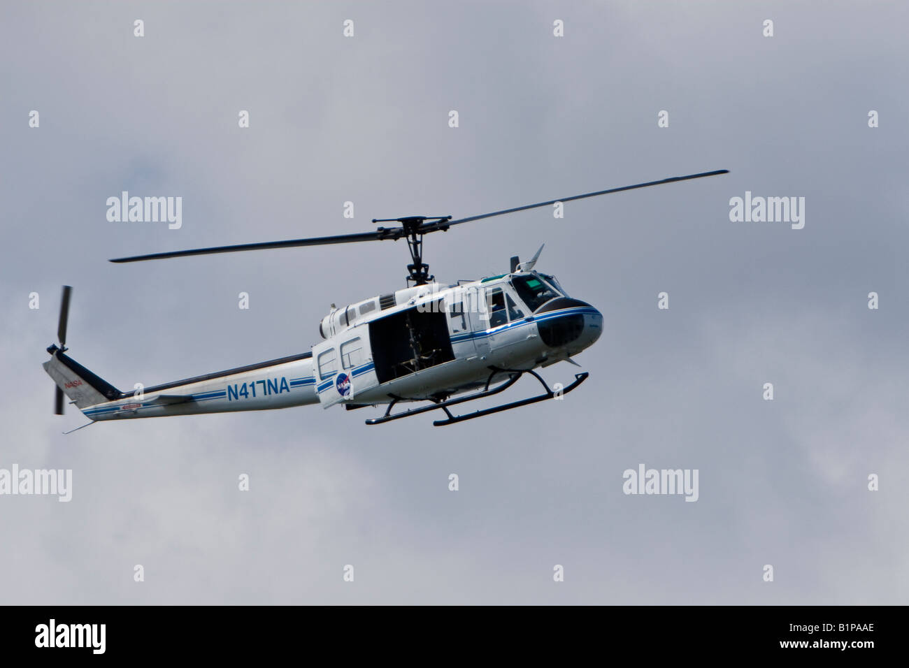 La NASA Patrol elicottero nella ristretta area del John F Kennedy Space Center di Cape Canaveral Florida Foto Stock