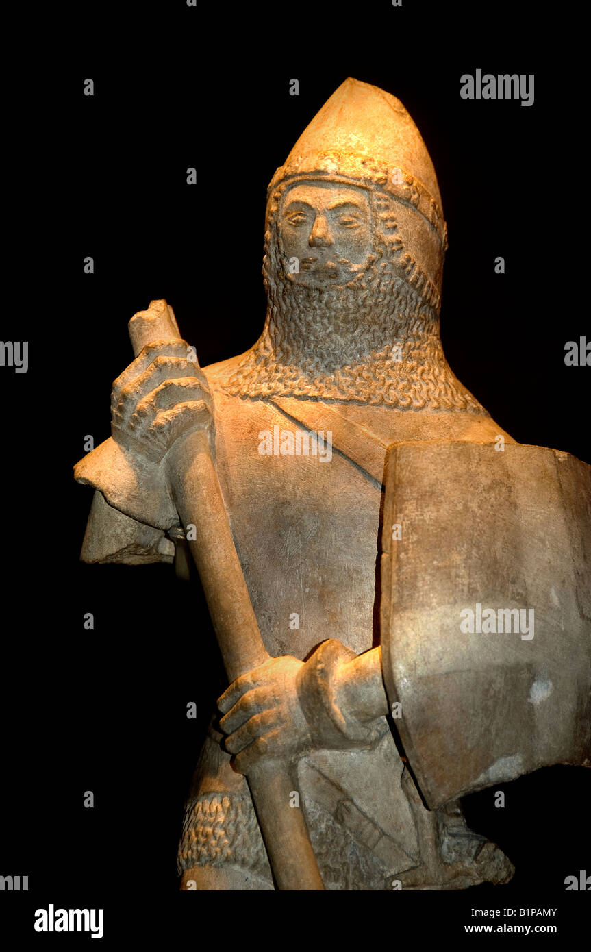 Cavaliere in armatura armor inglese annuncio 1400 1500 St George Inghilterra Foto Stock