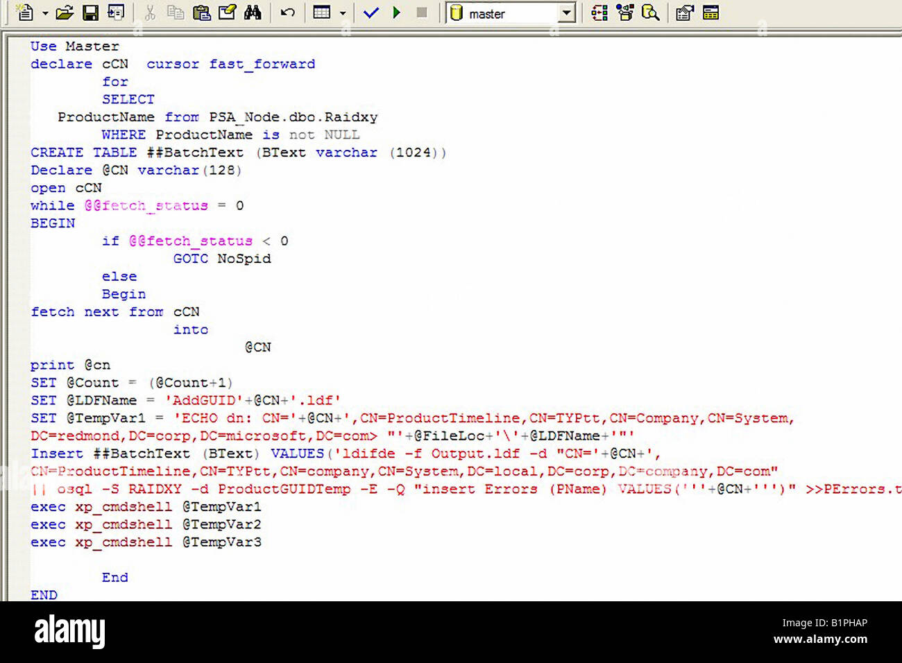 Structured query language immagini e fotografie stock ad alta ...