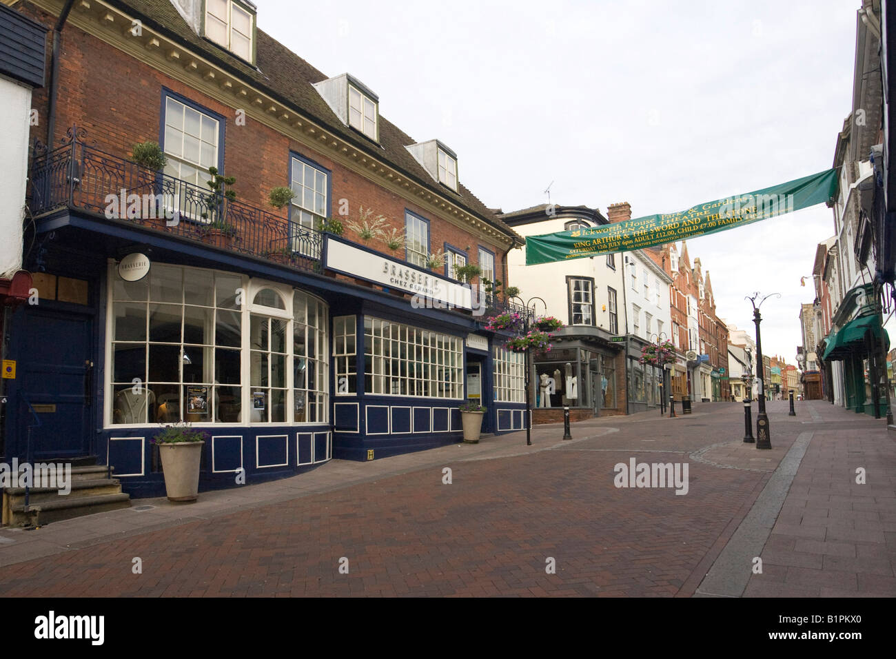 Abbeygate Street in Bury St Edmunds, Sufolk, REGNO UNITO Foto Stock