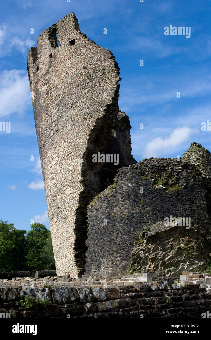 Castello di Caerphilly Galles del Sud Foto Stock