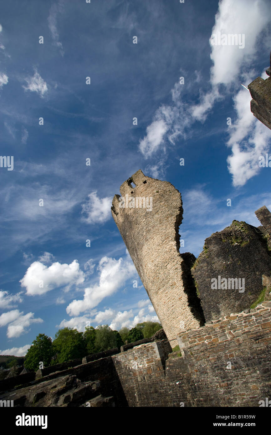 Castello di Caerphilly Galles del Sud Foto Stock
