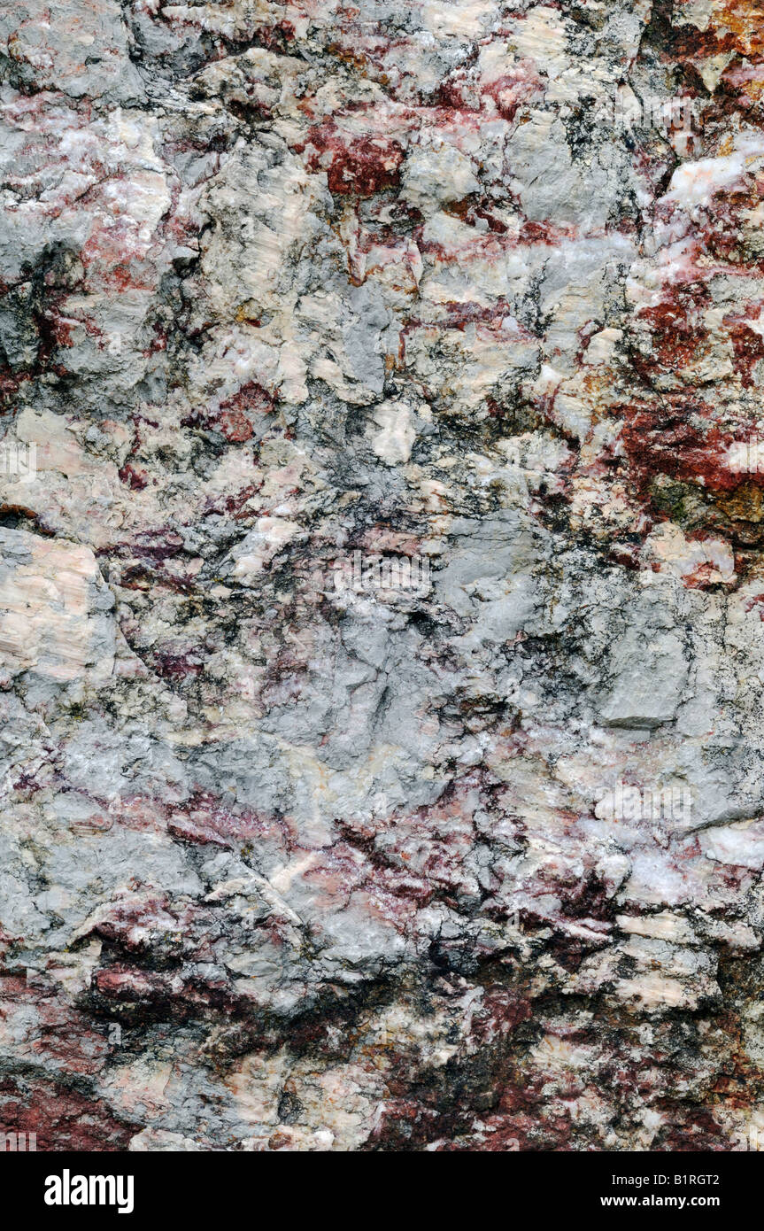 Close-up di un colorato rock Foto Stock