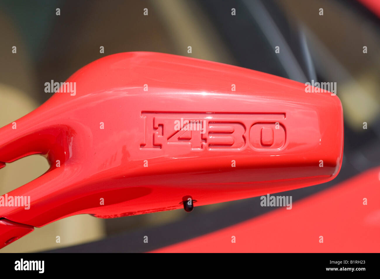 Ferrari F 430 emblema, Jim Clark Revival Historic Grand Prix 2008, Hockenheim, Baden-Wuerttemberg, Germania, Europa Foto Stock