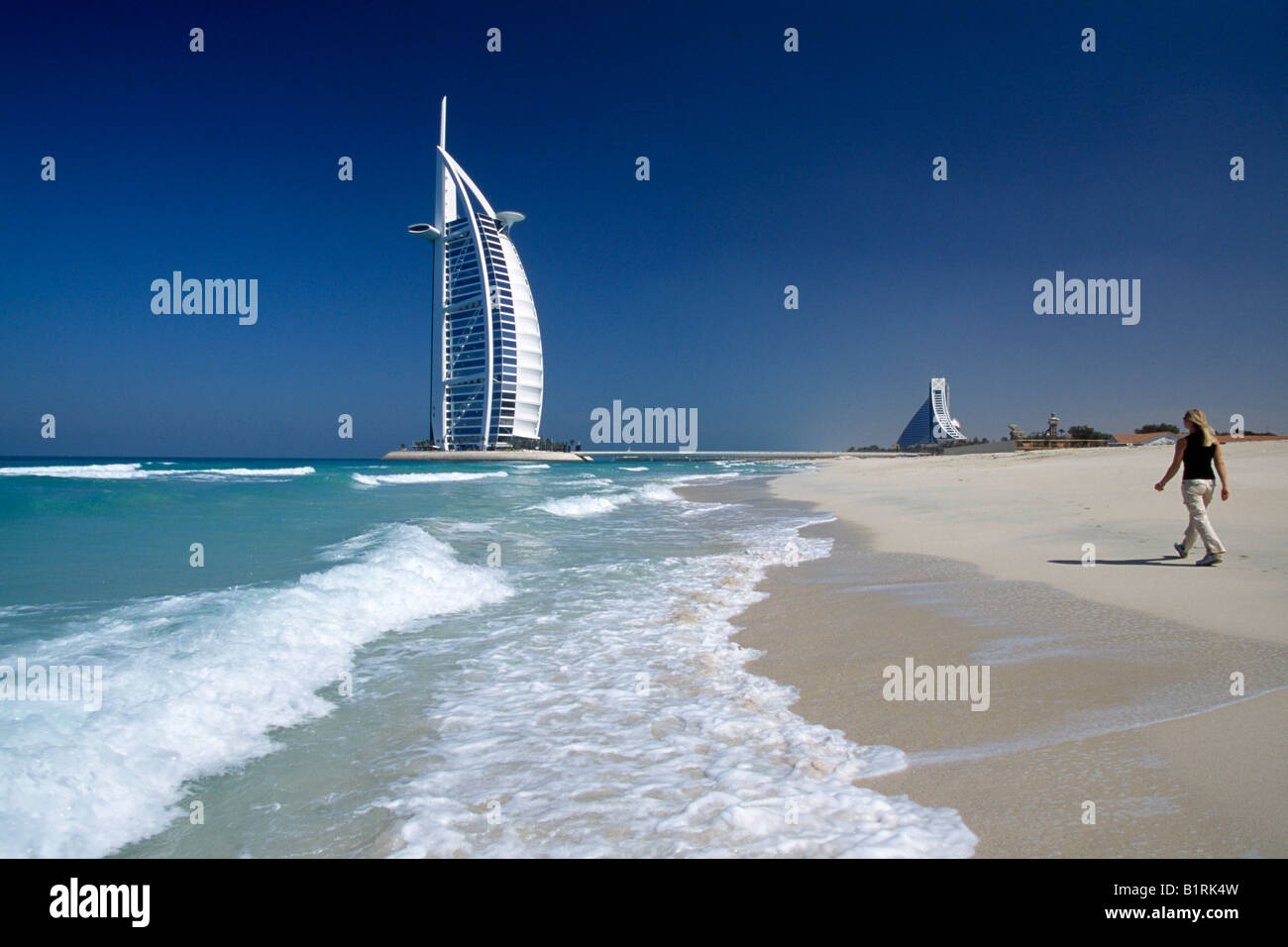Burj-al-Arab, Dubai, Emirati Arabi Uniti Foto Stock