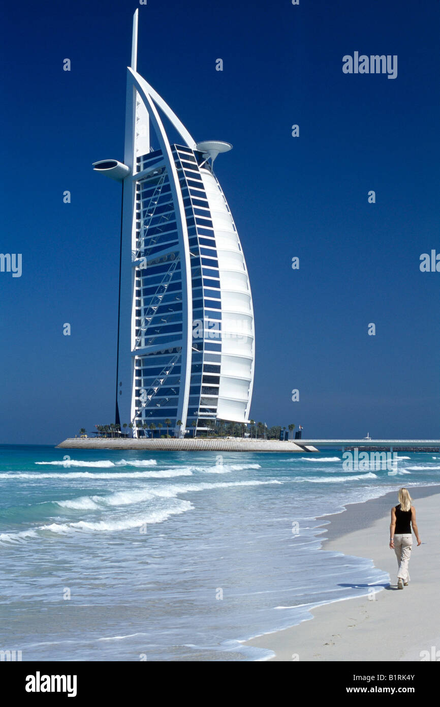 Burj-al-Arab, Dubai, Emirati Arabi Uniti Foto Stock