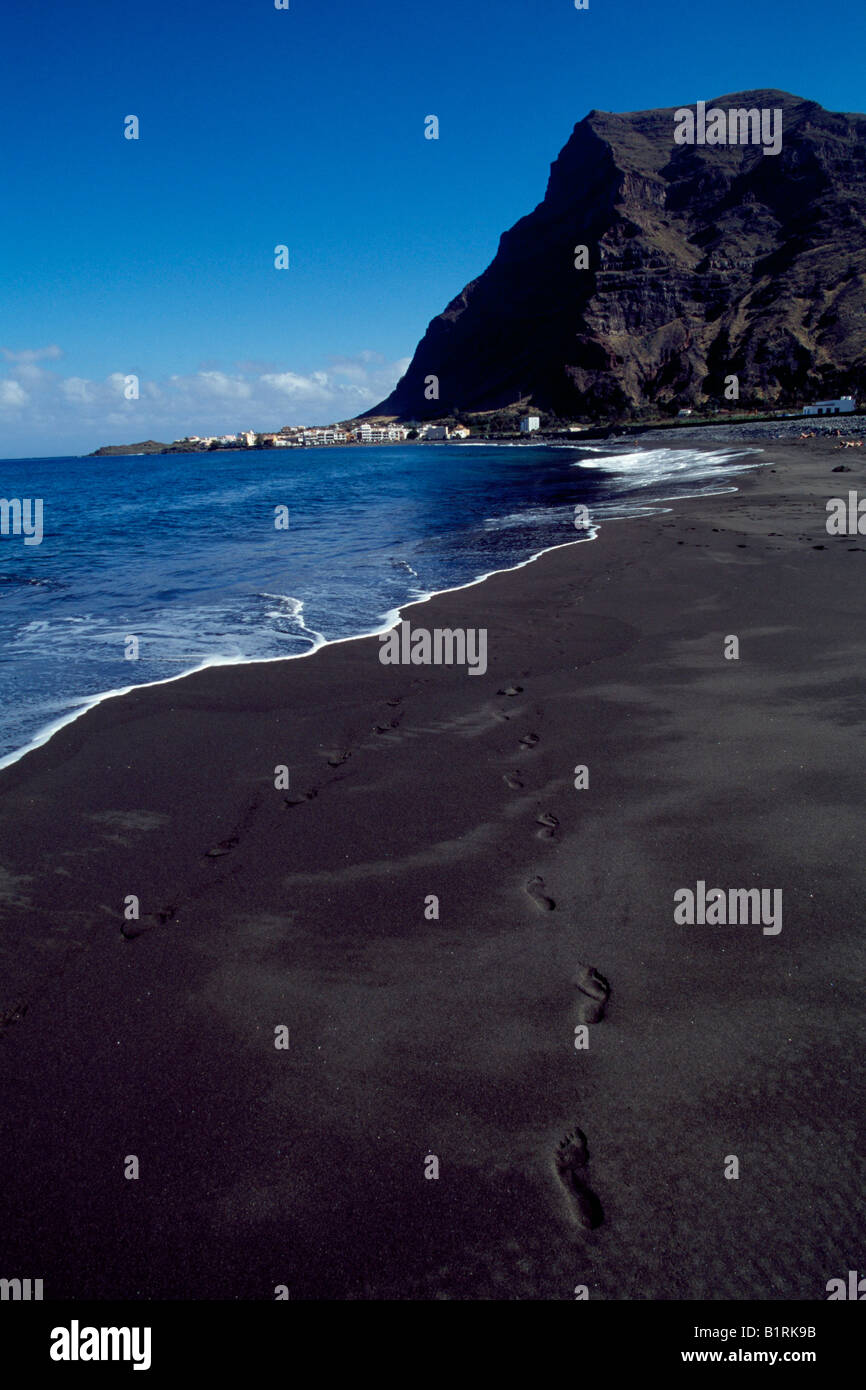 Vueltas , Valle Gran Rey, La Gomera, isole Canarie, Spagna Foto Stock