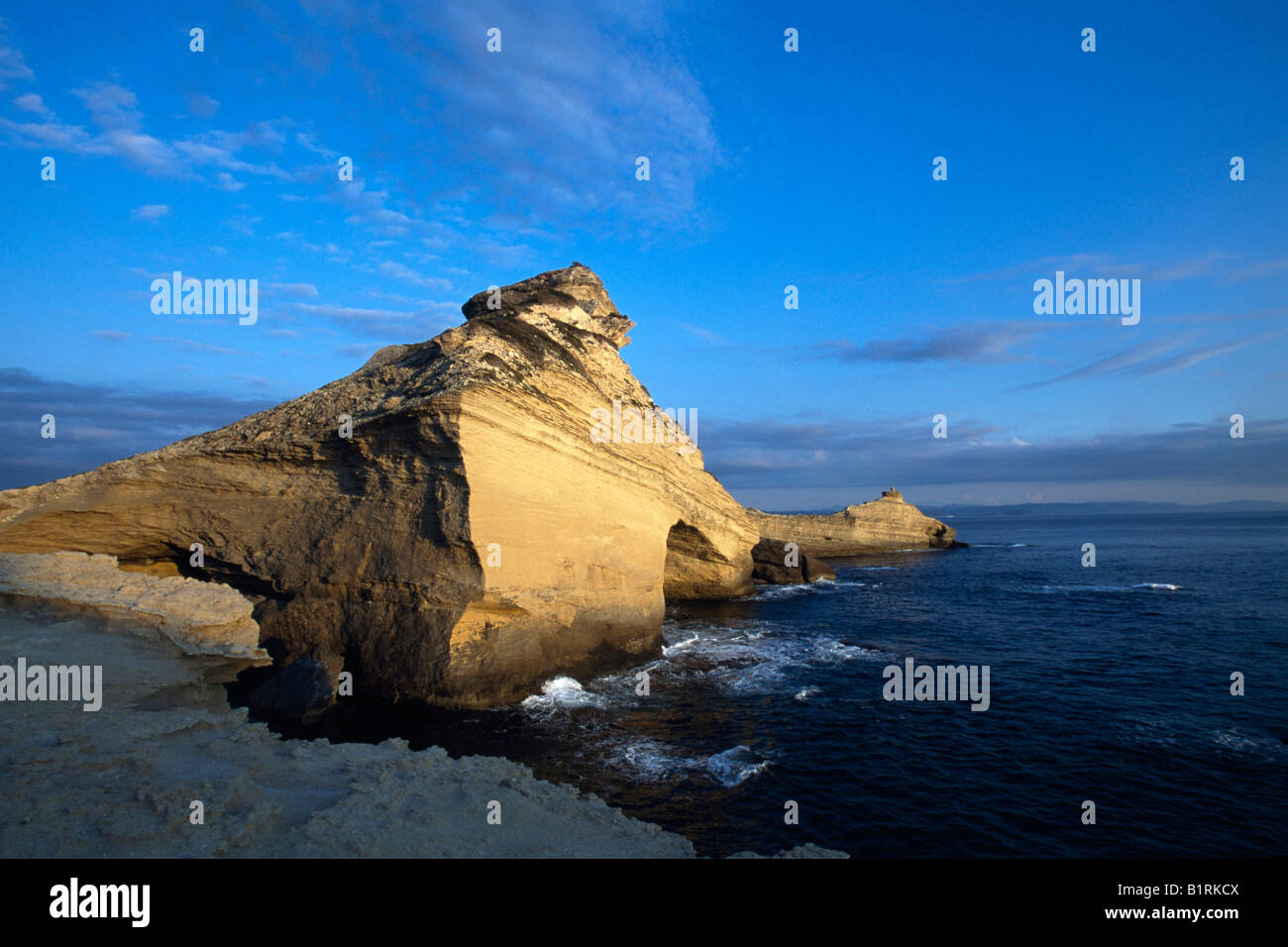 Santa Manza, Bonifacio, Corsica, Francia Foto Stock