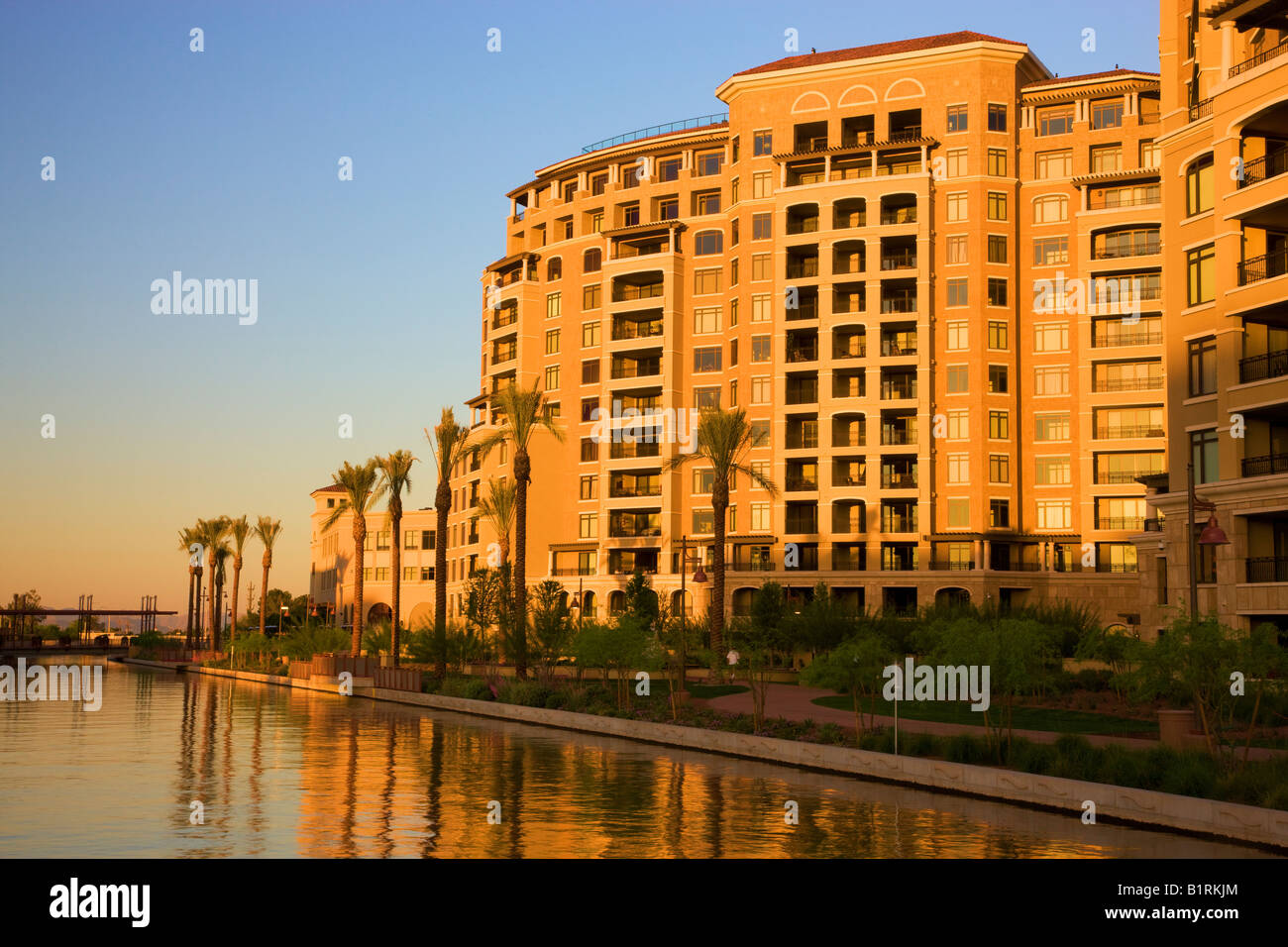 Area SouthBridge del centro di Scottsdale Arizona Foto Stock