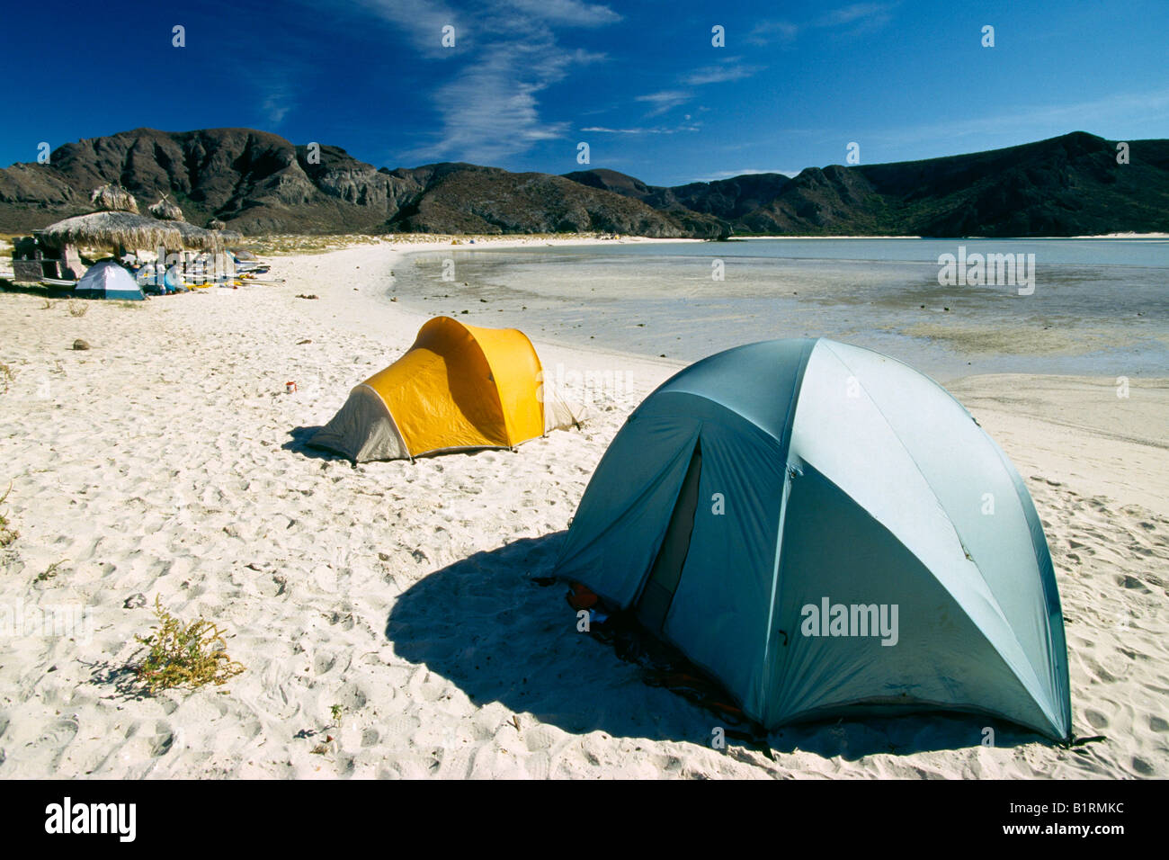 Spiaggia, Strand, Pichilingue, La Paz, Baja California, Messico Foto Stock