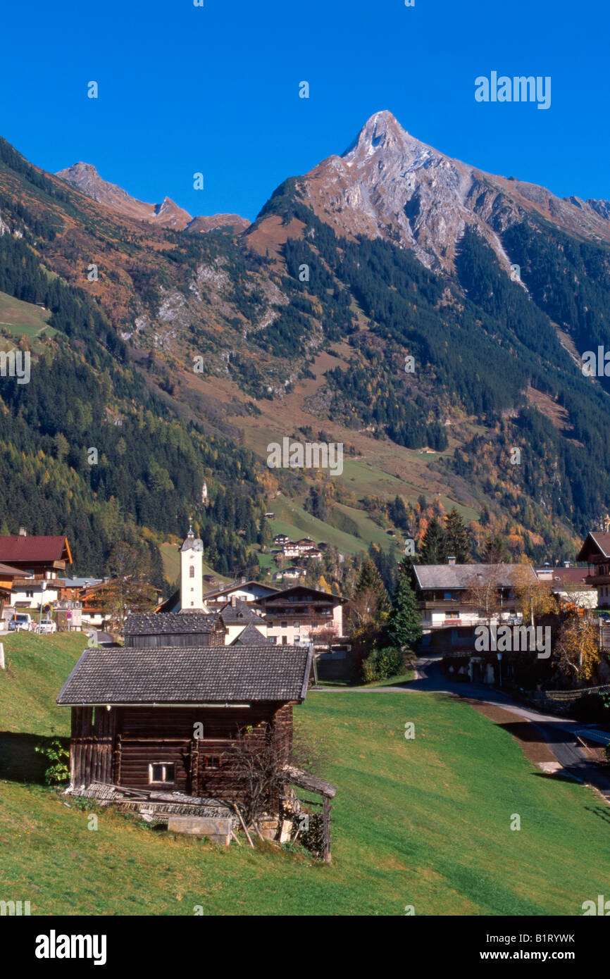 Brandberg, Zillertal, Zill Valley, Tirolo, Austria, Europa Foto Stock