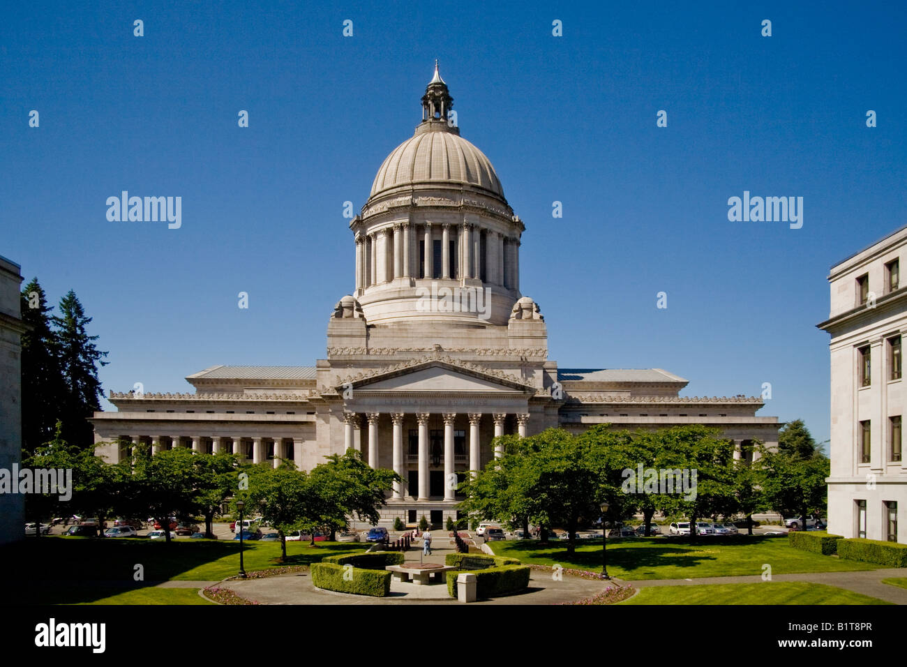 Stato di Washington s edificio legislativo nella città di Olympia è stata progettata dagli architetti Walter Wilder e Harry White nel 1928 Foto Stock